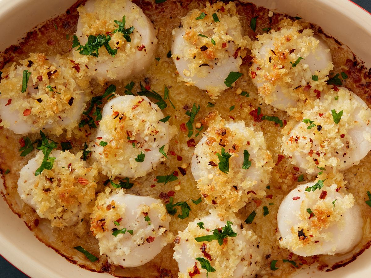 Baked Scallops