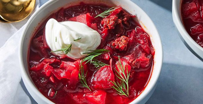 Borscht Bliss: Indulge in the Ultimate Comfort Food Experience