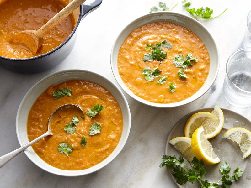 Lentil Soup Twists