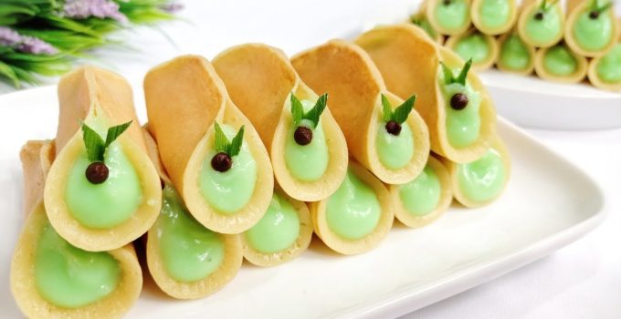 Kue Manja Krim Pandan: Sajian Lembut dan Manis yang Menggoda