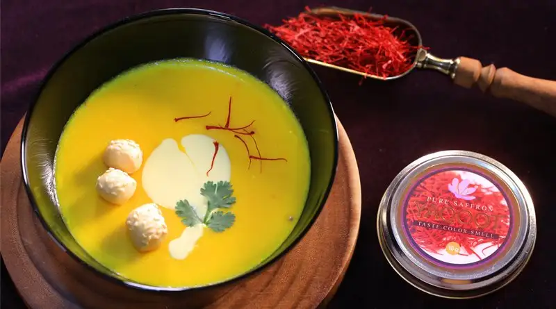 Perfect Saffron-Infused Soup